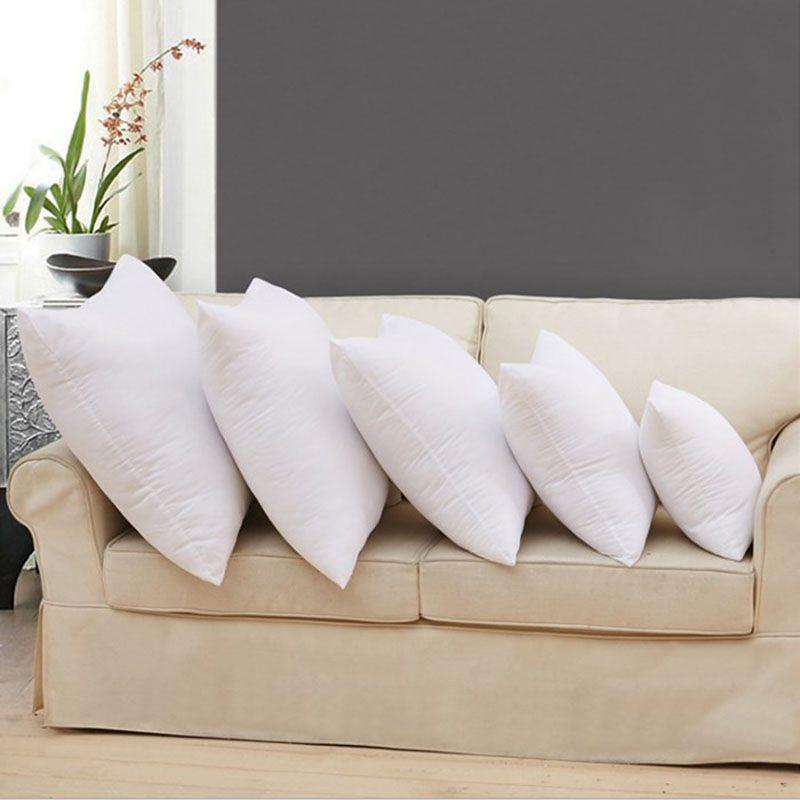 Luxurious Polyester Hollowfiber Cushion Inner Pads With White Cover For Ultimate Comfort