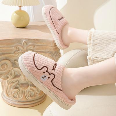 Новые хлопковые тапочки, мужские осенние и зимние сумки и домашняя домашняя теплая домашняя обувь на толстой подошве, нескользящая пушистая хлопковая обувь для женщин