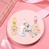 Fashion Jewelry Acrylic Phone Chain Bag Pendant Rabbit Cat Bear Keyring Keychains