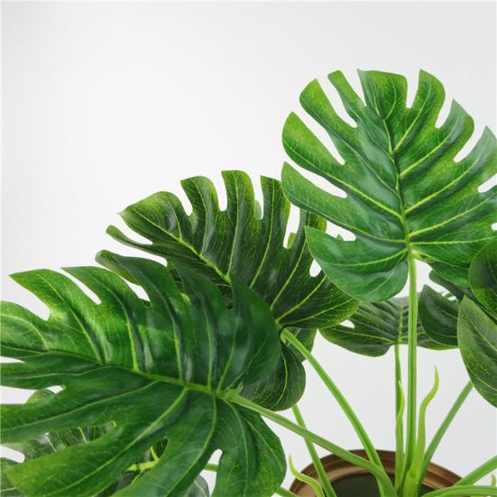 1Pc Artificial Monstera Simulation Plant Wedding Home Hotel Cafe Party Decor