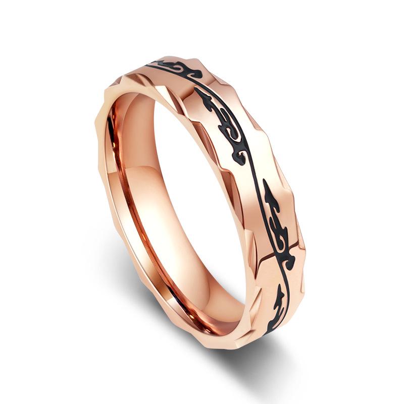 Мужское кольцо из титановой стали с узором «Дракон» — уникальное, не выцветающее, простое модное украшение для указательного пальца