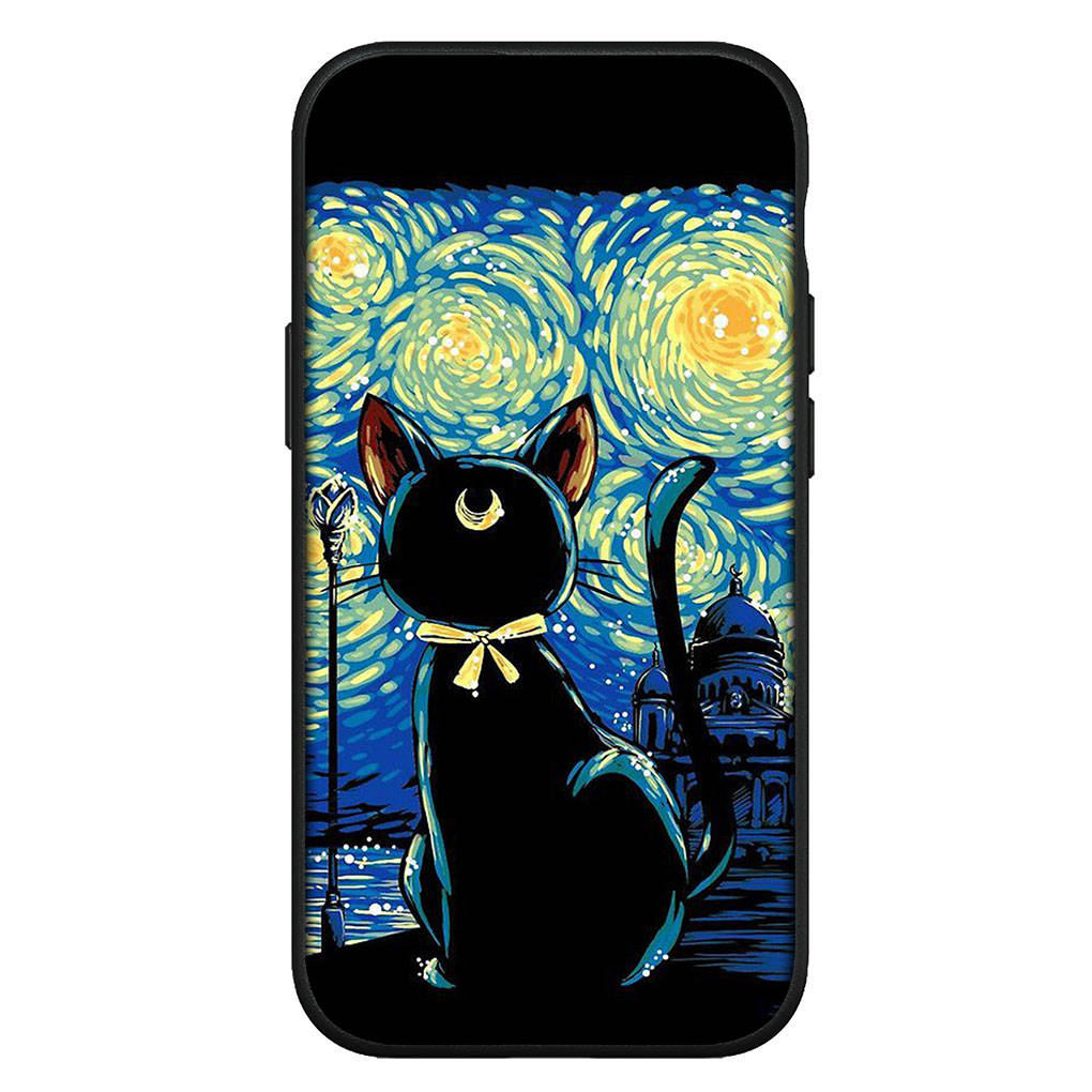 Чехол для iPhone 15 14 Xiaomi Redmi Note 13 12 11 Pro Max X 8 7 9 XR Samsung Galaxy S24 S23 A05 OPPO A15 Huawei аниме-чехол для телефона Sailor Cartoon Moon