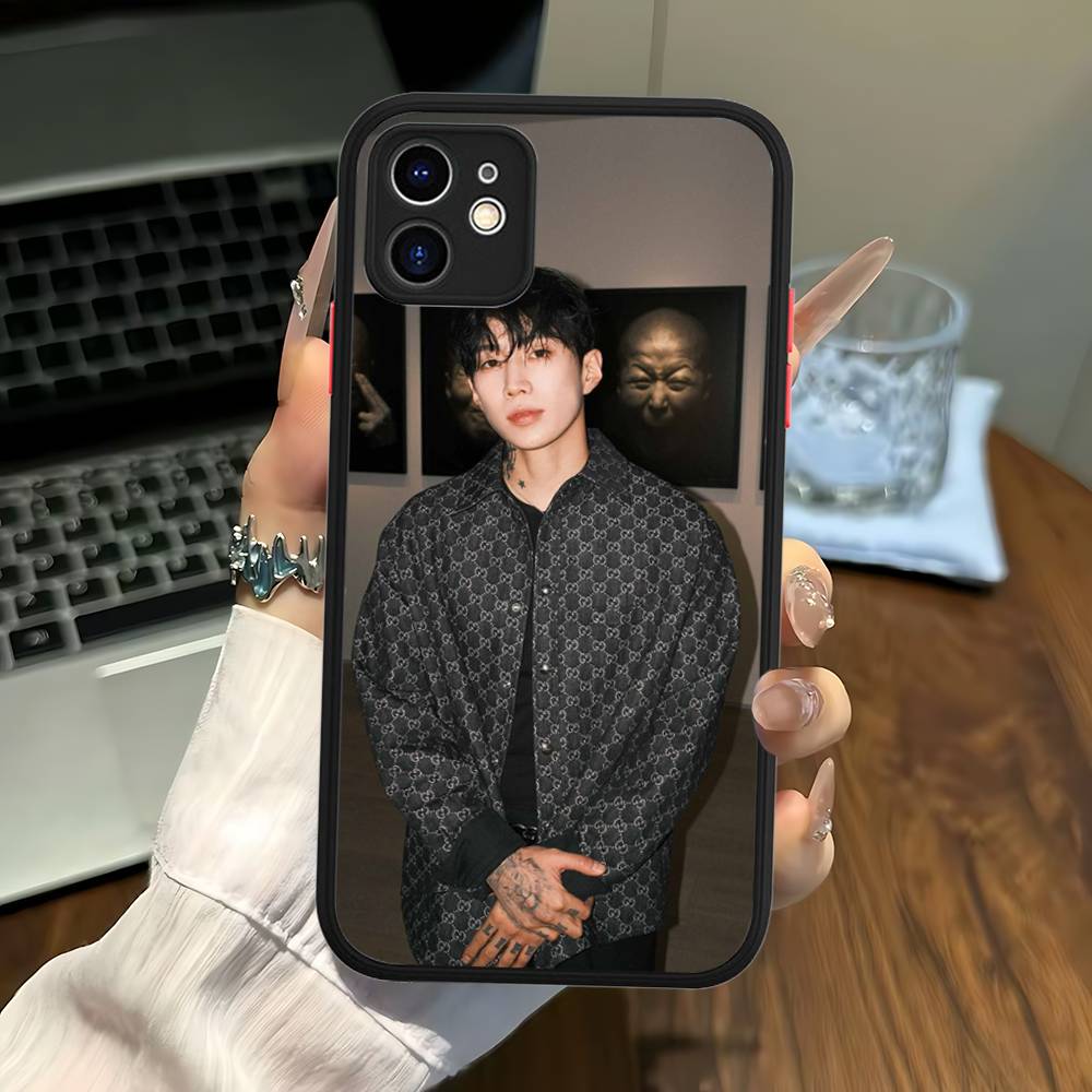 Чехол для телефона singer J-jay P-park для iPhone 14 11 12 13 Mini Pro Max 8 7 Plus X XR XS MAX Полупрозрачный матовый чехол