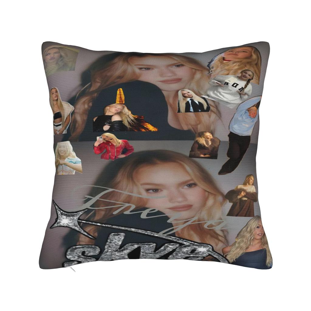 Y2K Диван Фрея Скай Певица Тур 2026 Декоративные Наволочки Вещи Наволочки На Подушки Молния Разный Размер