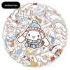 Стикеры Hobonichi Cinnamoroll: 50 Милых, Водонепроницаемых Декоративных Листов для Дорожных Чемоданов, Ноутбуков и Пропусков.