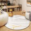 Круглый ковер для гостиной Геометрический абстрактный ковер под журнальный столик и диван Домашний ковер для спальни Прикроватный ковер