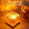 Water Ripple Atmosphere Lamp Bedroom Bedside Romantic Lamp Dynamic Square Table Lamp