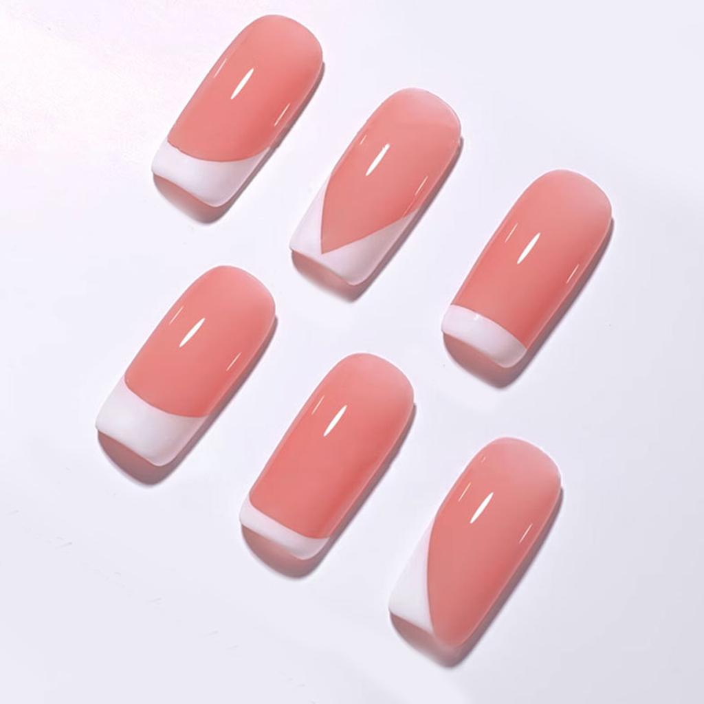 Transparent Nail Stamper with Scraper Silicone Stamp for French Nails Manicuring Kits Nail Art Stamping Tool