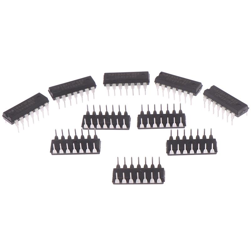 10 шт. Cd4093Be Cd4093 4093 Dip-14 Ti чип Ic