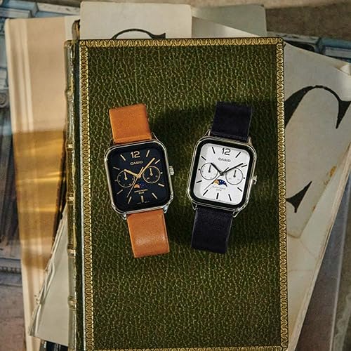 Casio Collection Watch [Official Japanese Product] Moon Phase Function MTP-M305L-7AJF Men's White/Black