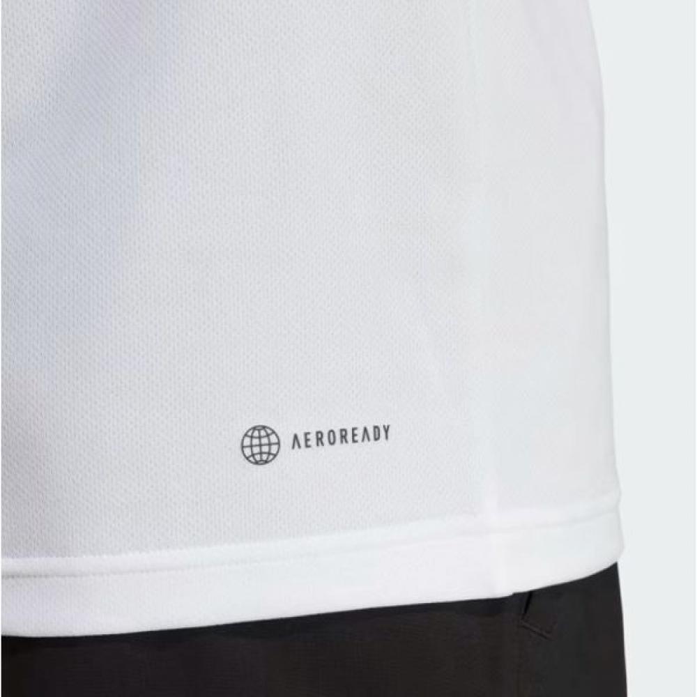 Adidas Unisex Tennis Fab Polo Shirt Functional Karati Regular Fit White