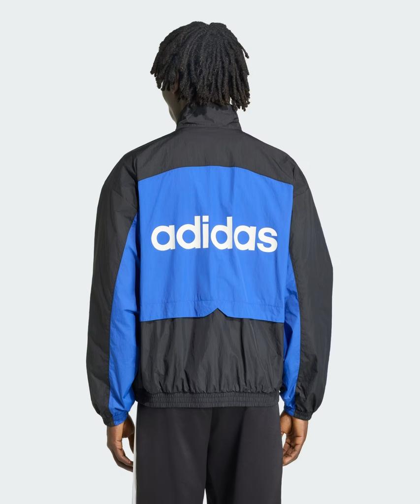 adidas Спортивная кофта Munich 93 - Черная:Королевский синий / Kr7281