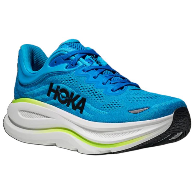 HOKA One One Bondi 9 Дышащие Беговые Кроссовки Мужские Синие Ширина 2E 1162013-SLHK