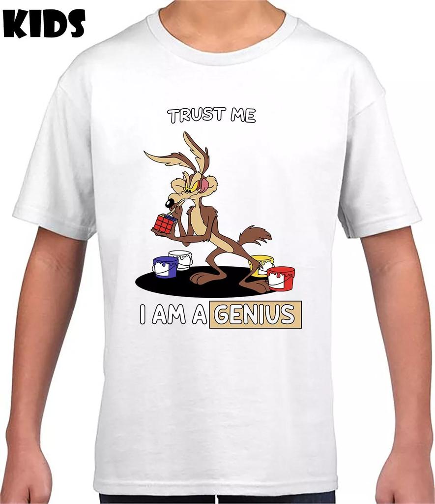 Trust Me I Am A Genius T-Shirt Kids Children Funny Novelty Cube Youth Tee Top