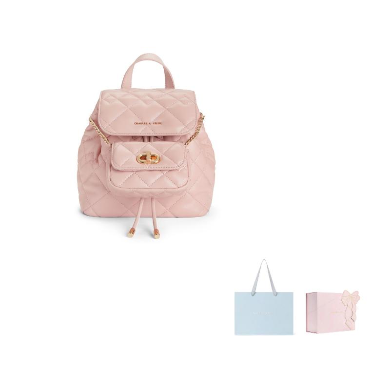 CHARLES&KEITH Рюкзак из ПУ Маленький Женский Разноцветный CK2-60151400