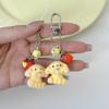 Kawaii Flocking Animal Phone Lanyard Cartoon Puppy Koala Keychain Creative Cute Keyring Bag Подвеска Для Пары Подарки