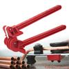 Hand Manual Tubing Bender Plumbing Bending Tool 4 Slot Sturdy 180 Degree Portable for Thin Steel
