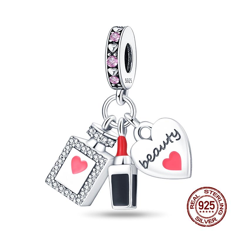 Новые 925 стерлингового серебра духи светящиеся яичные скорлупы подвески бусины подходят 925 оригинальный браслет DIY изысканные украшения на день рождения подарки