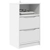 Nightstands (2 pcs) White 40 x 30 x 67 cm Engineered Wood