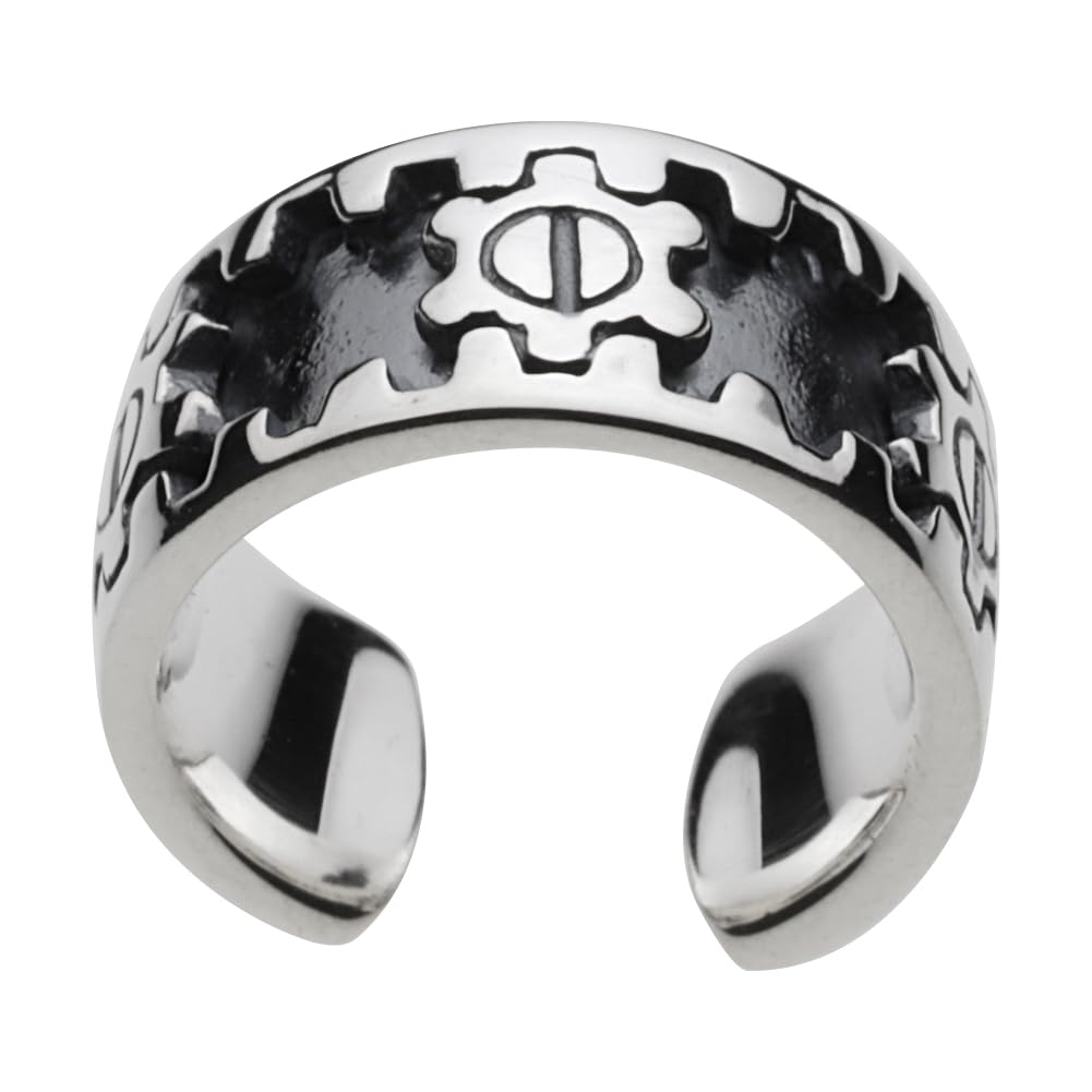 Mecha Gear Ear Cuff 925 Silver e0173 [Cenote] [Silver Accessories]