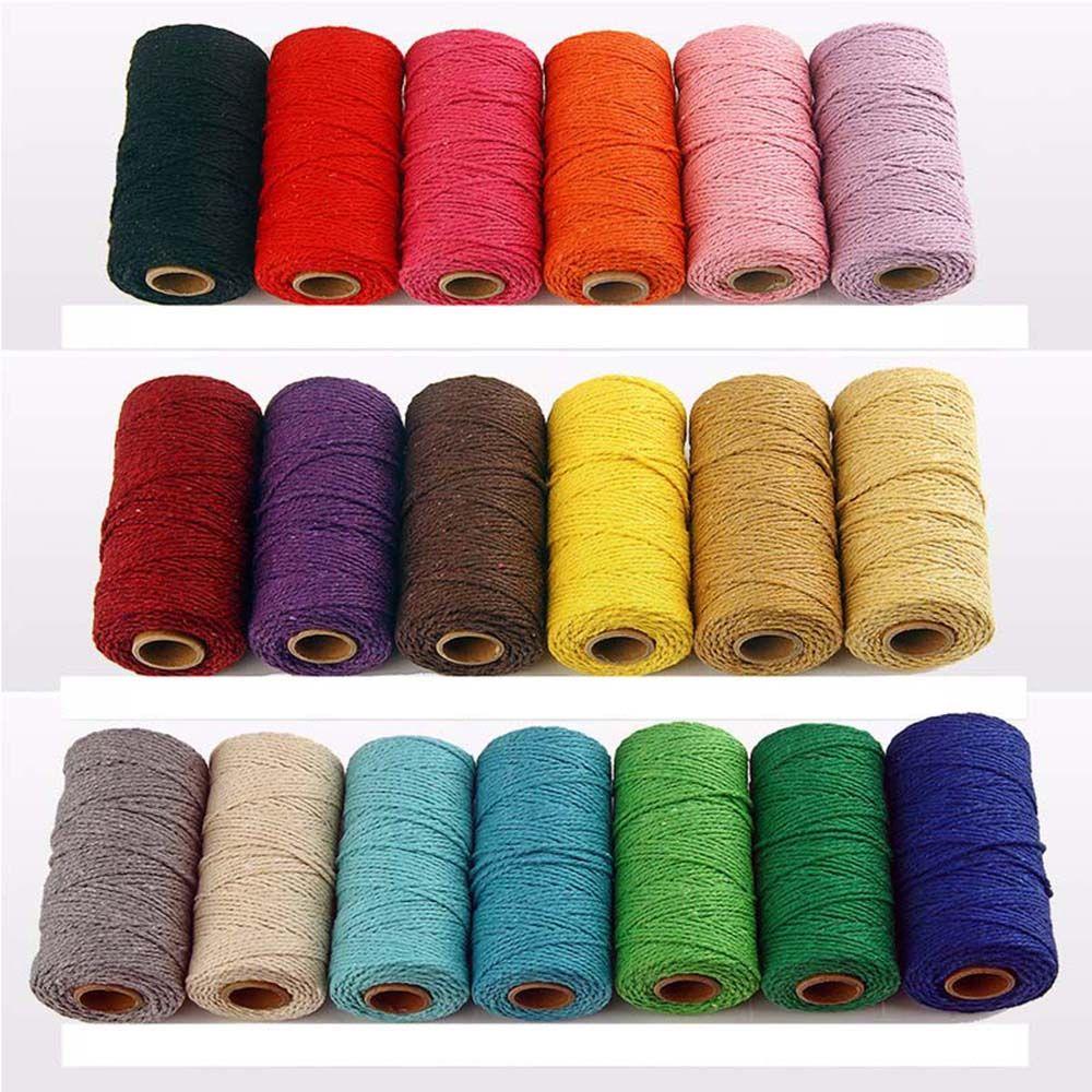 100meters/roll Bakers Handmade Christmas Twine String Packing Craft Projects DIY Rope Cotton Cords