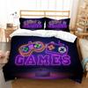 Комплекты постельного белья, домашний текстиль, комплект пододеяльников с 3D геймерской печатью, черный фон, роскошный комплект постельного белья, высокое качество