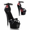 15Cm stiletto car show waterproof table sandals bride shoes