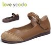 Женские и студенческие летние модные мокасины и сандалии из натуральной кожи Love Ycodo