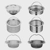 Stainless Steel 304 Kitchen Sink Garbage Filter with Thickened Cage and Handle