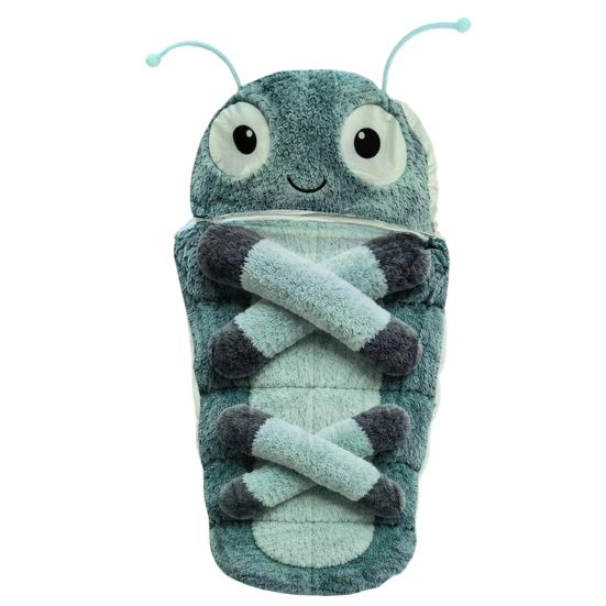 Yousheng Funny Caterpillar Sleeping Bag, Wearable Hugging Cocoon Lounger, Full Body Wrap, Cozy Sleep Sack for Naps Reading Dorm Travel