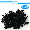 100PCS 8mm Plastic Rivet Fasteners + 50pc Bumper Expansion Screws