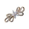 Korean Version of Exquisite Three-dimensional Bow Zircon Brooch, Spot Corsage Clothing Accessories Pin