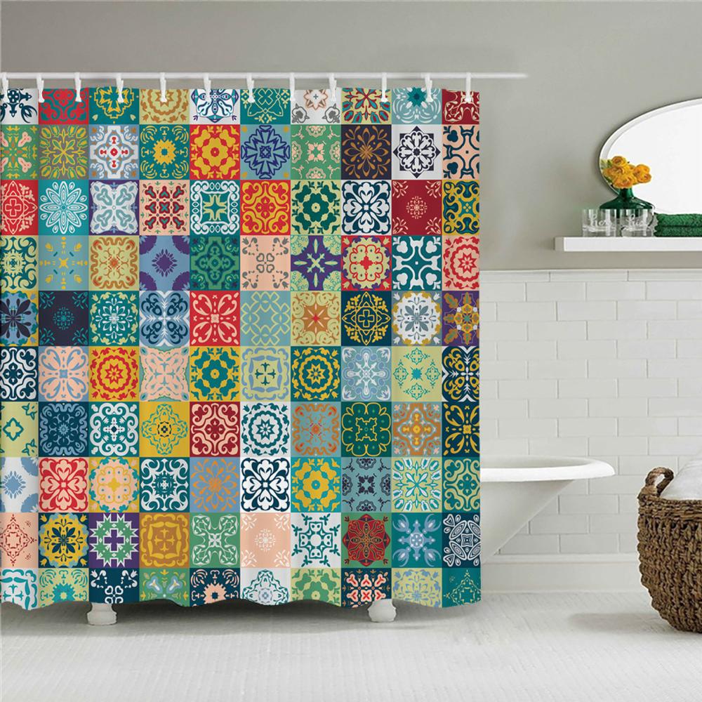 Африканская культура занавеска для душа Декор для ванной полиэстер водонепроницаемая ткань занавеска для душа Египет Фараон экран для ванной