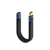 MSL FORCE от Мужского к Женскому FCP USB4 40 Гбит/с PD240 Вт Thunderbolt Продукт от японского малого и USB-C USB-C Кабель, Г-образный, 8K@60 Гц 3/4 fpc-40g