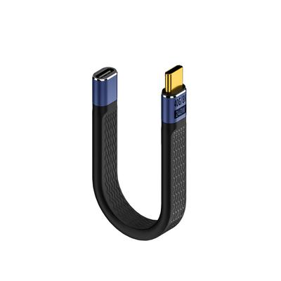 MSL FORCE от Мужского к Женскому FCP USB4 40 Гбит/с PD240 Вт Thunderbolt Продукт от японского малого и USB-C USB-C Кабель, Г-образный, 8K@60 Гц 3/4 fpc-40g
