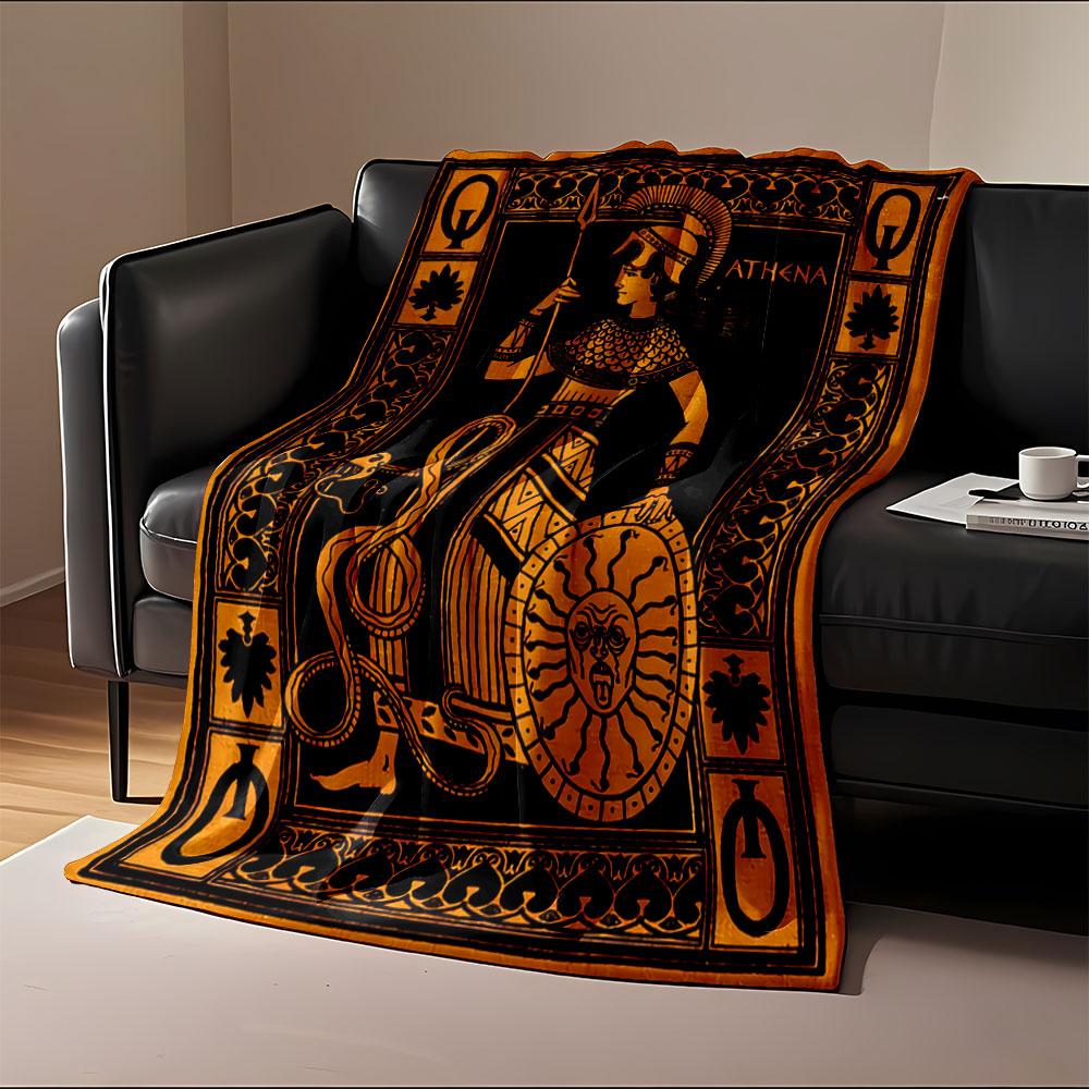 Greek Athena Myth Blanket for all seasons blanket lunch break throw gift