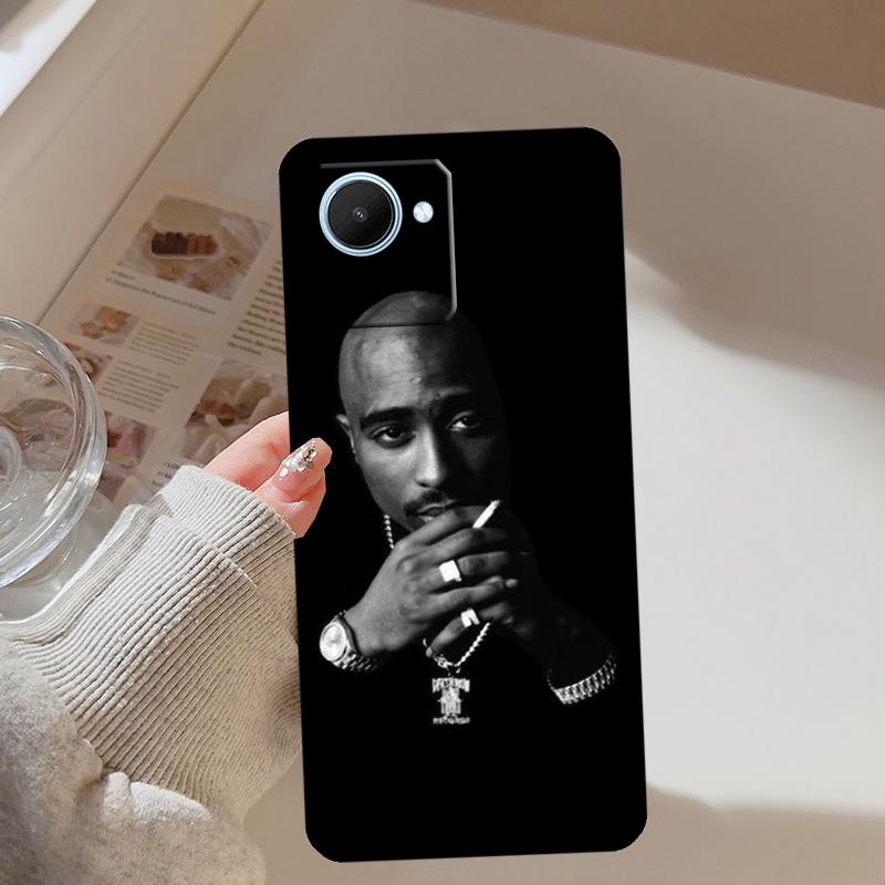 Чехол Tupac Shakur для Realme GT 7 Pro 5 GT 6 6T C67 C61 C55 C53 C51 C21Y C25S C75 10 11 12 13 14 Pro Plus