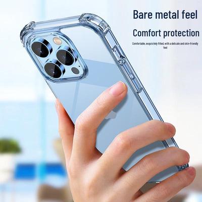 Доступный: Защитный прозрачный чехол для iPhone 14 Pro Max - Новая модель с технологией амортизации Airbag.