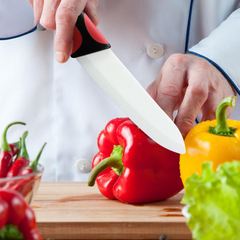Ceramic Knives Kitchen Knives 3 4 5 6 Inch Chef Knife Cook Set+peeler White Zirconia Blade Multi-color Handle High Quality