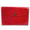 HERMES H logo vintage Pochette Rio Pochette Rio Clutch bag bag pouch Leather Red