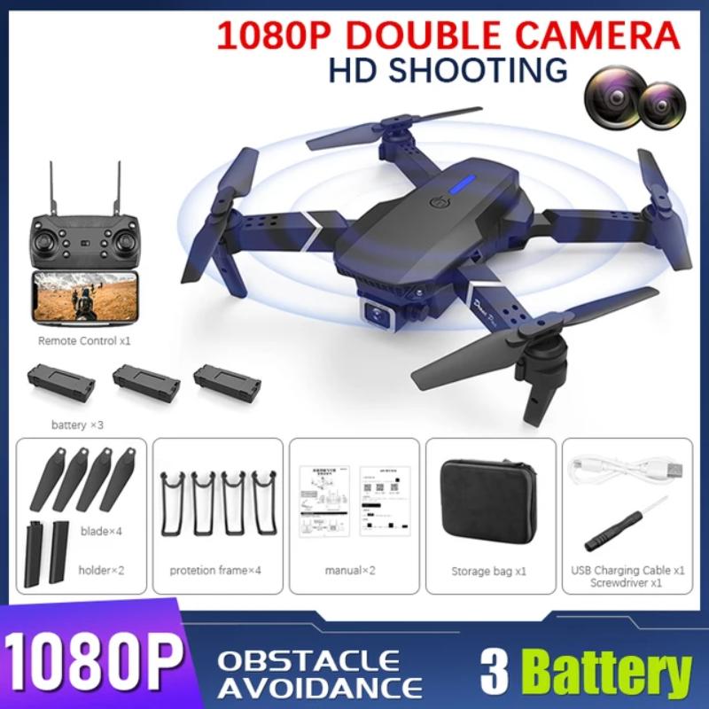 Новый FPV Дрон WiFi, Широкоугольная 4K HD Камера, Удержание Высоты, Складной Квадрокоптер с Пультом ДУ