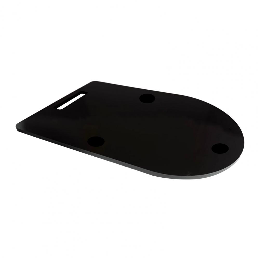 Tm7 Precision Buckle Holder Mixer Pad for Thermomix Tm7 with Non-slip Rubber Rollers Sliding Board with Wheels Easy-glide Bamboo