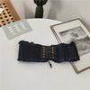 High Waist Female Waistband Cloth Wide Waist Belt Simple Denim Stretchy Cummerbunds  Female