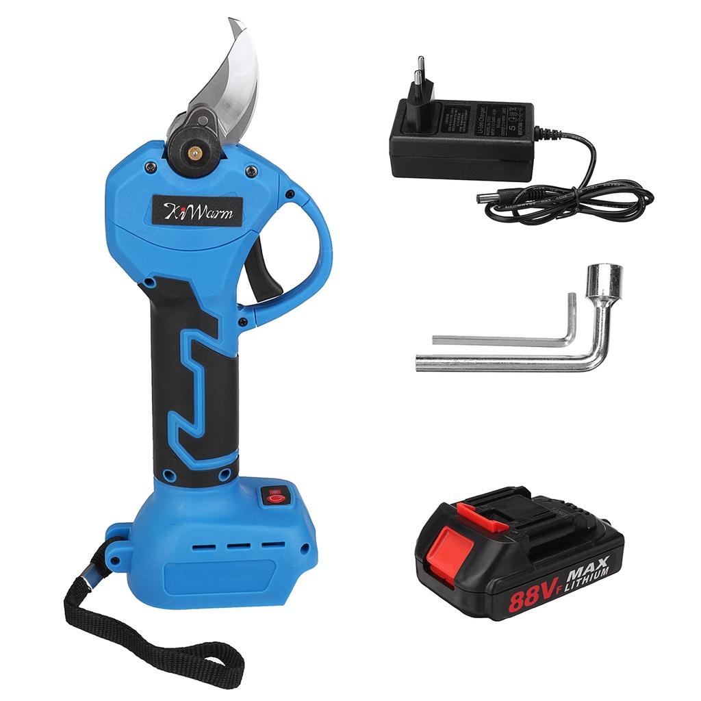 88V Pruner Rechargeable Scissors Pruning Shear Cordless Electric Tree Branches Cutter Pruning Tool for Makita 18V Battery