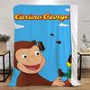 Curious George Blanket Bed Blankets & Throws Luxury Bedding Beach Towel Interior for Home Knitted Plaid Throw Knee Fluffy Soft &