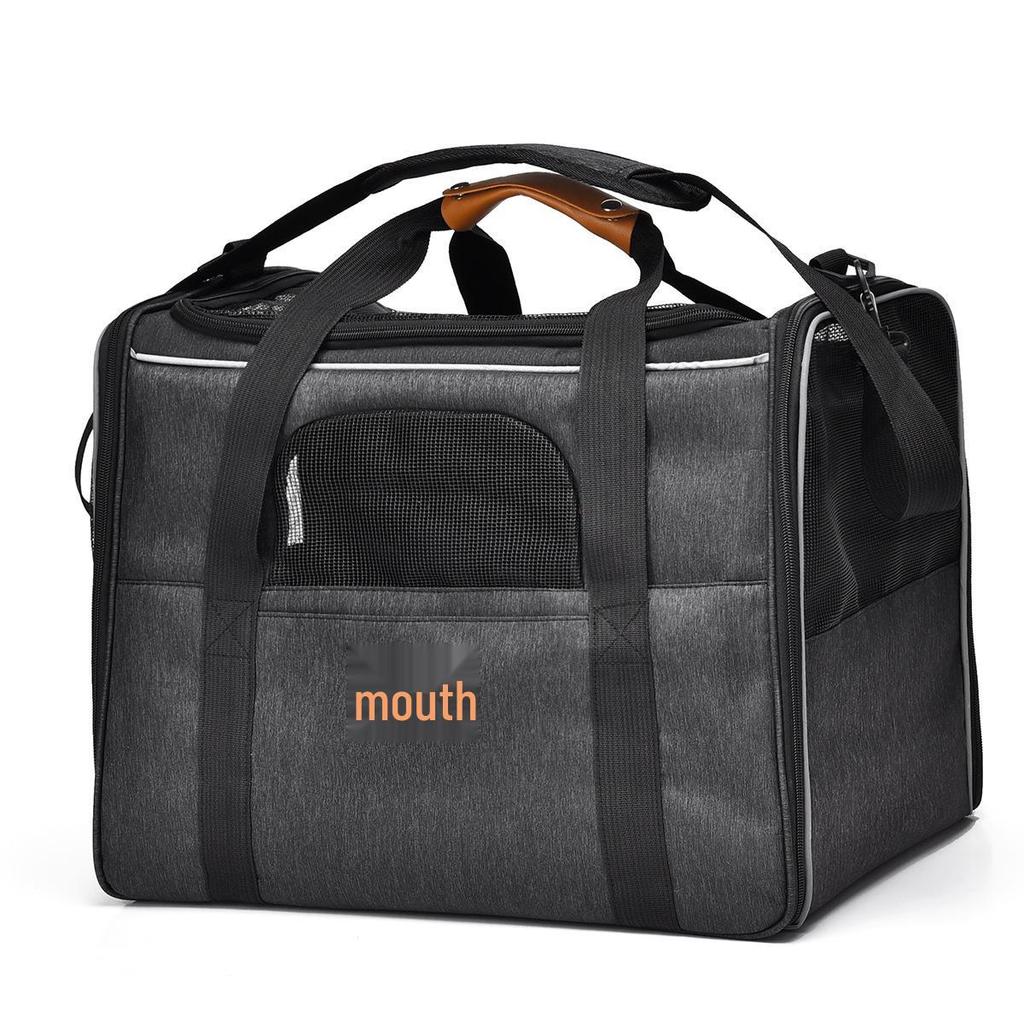 Портативный складной рюкзак для кошек: Дышащий, Ручной и Наплечный Дизайн с Большой Вместимостью