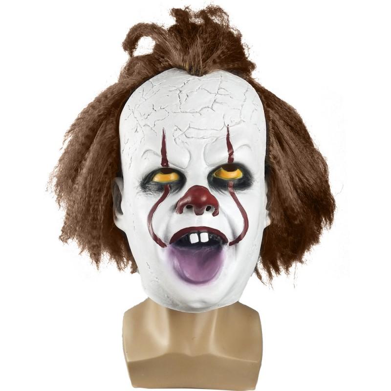 2019 It Chapter Two Pennywise Mask Halloween Horror Cosplay Costume Props
