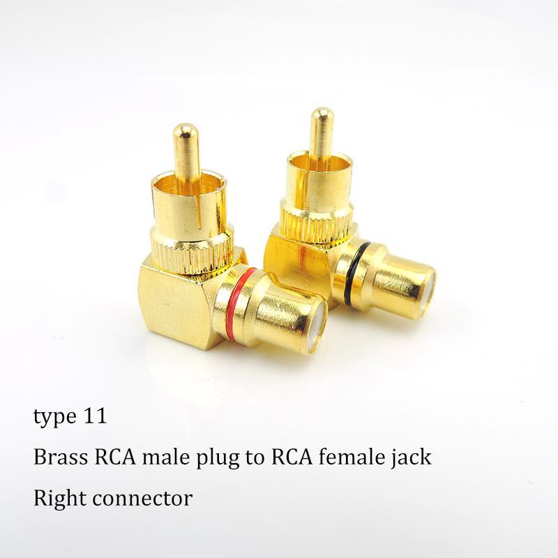 2 шт. RCA Male Female to 2rca 3rca Male Female RCA Connector Splitter Adapter AV Video Audio T Plug RCA 2 3 way right angle a1