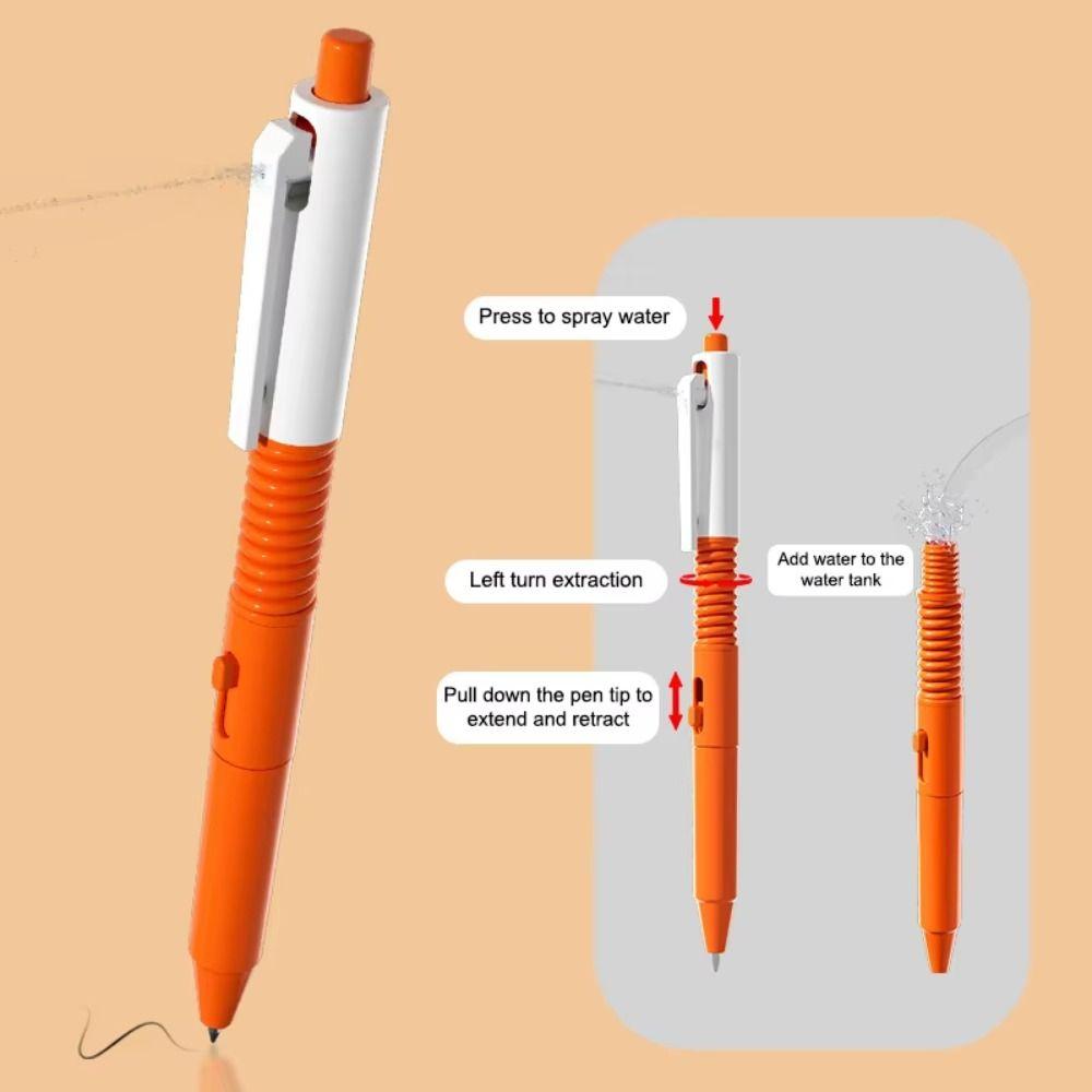 Нажми, чтобы брызнуть, Ручка-спрей для розыгрышей, Ручка для подписи, Пародийная игрушка, Ручка-спрей для воды, Детская игрушка