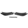 2pcs Rear Bumper Side Spoiler Carbon Fiber Style Surround Decoration Universal for Car